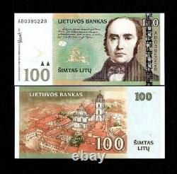 Lituanie 100 Litu P-70 2007 Pre Euro Unc Lituanien Monnaie Mondiale Note