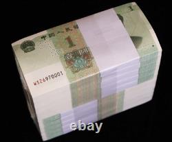 Lot de 1000 pièces de 1 yuan chinois, 2019, P-912, billet de banque UNC World Money Banknote Currency