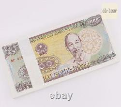 Lot de 1000 pièces de billets de banque en papier 1000 Dong du Vietnam - Collection UNC