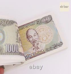 Lot de 1000 pièces de billets de banque en papier 1000 Dong du Vietnam - Collection UNC