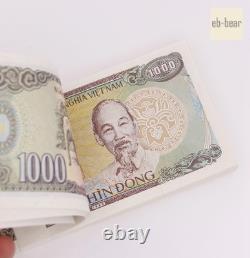 Lot de 1000 pièces de billets en papier de 1000 Dong du Vietnam - Collections UNC en briques