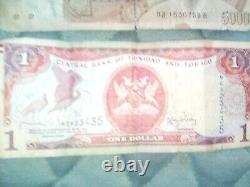 Lot mixte de 21 billets de banque en papier du monde différents, monnaie étrangère Cir et Unc