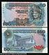 Malaisie 50 Ringgit P23 1983 Roi Cerf Rahman Unc Argent Monnaie Bill Billets De Banque