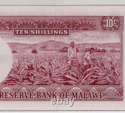 Malawi 10 shillings 1964 Legacy classé UNC66 H109152 RARE