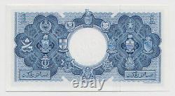 Malaya British Borneo 1 Dollar $ 1953 P1 Unc Queen Elizabeth Devise