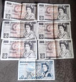 Mélange de 5 billets de banque en papier du monde différents, monnaie étrangère Cir & Unc