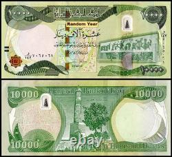 Monnaie Irakienne 10000 Dinars, Année Aléatoire, P-101, UNC X 10 PCS