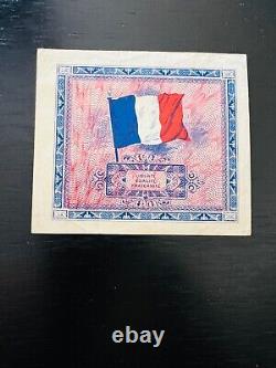 Monnaie Militaire Alliée Aux Billets De Banque De France 2 Francs (1944) Ww2 Série X Unc