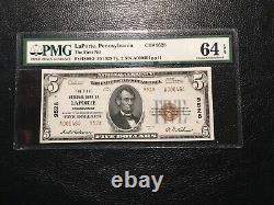 Monnaie Nationale Laporte Pa Pmg 64 Unc Epq Super Blanc Et Lumineux
