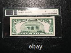 Monnaie Nationale Laporte Pa Pmg 64 Unc Epq Super Blanc Et Lumineux