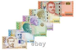 Monnaie papier rare Albanie 10000 Lek 2020 P-New UNC Sceau d'or Preuve Poupée