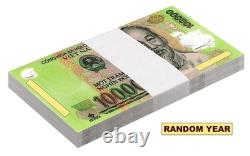 Monnaie vietnamienne 100000 Dong vietnamien, année aléatoire, P-122 UNC polymère X100 PCS