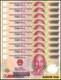 Monnaie Vietnamienne 200000 Dongs Vietnamiens Vnd, Ann&eacute;e Al&eacute;atoire, Unc, Polym&egrave;re X 10 Pi&egrave;ces