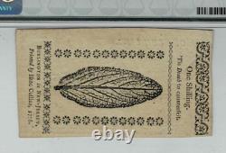 New Jersey (25 mars 1776) - 1 Shilling - fr. NJ-175-PMG Choix Environ UNC 58 EPQ