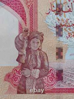 Nouveau dinar irakien 100 000, 1/10 million, 4 x 25 000 billets de banque irakiens