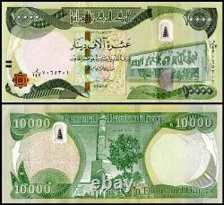 Nouveau dinar irakien / CHAQUE BILLET IQD ACTIF / 91 750 de monnaie irakienne UNC