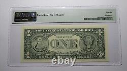 Numéro de série du radar 1988 Billet de banque de la Réserve fédérale de la monnaie de la banque PMG UNC66EPQ