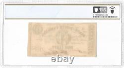 Numéro de série faible #5 1863 5c Caroline du Nord CR NC-148 Monnaie obsolète PCGS UNC 64 GEM