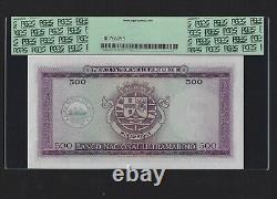 PORTUGAL Mozambique 500 Escudos 1967 P-110 GEM UNC SANS IMPRESSION évalué