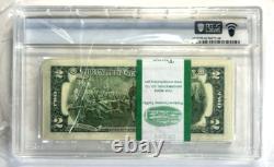 Paquet de billets de la Réserve fédérale de 2 $ 2009 Dallas PCGS 66 PPQ GEM UNC Fr. 1939-K