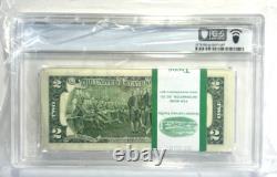 Paquet de billets de la Réserve fédérale de 2 $ 2009 Dallas PCGS 66 PPQ GEM UNC Fr. 1939-K