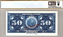 Pérou 50 soles 1965 PCGS 66 PPQ GEM UNC Pick n° 89s