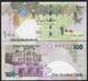 Qatar 100 Riyals P-24 2003 Bateau Faucon Unc Billet Arabe Monnaie Ccg Billet De Banque