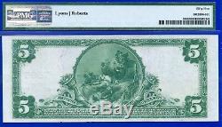 Rare 1902 $ 5 Monnaie Nationale Pmg About-unc 55 (worcester) # 420178