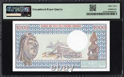 République du Congo 1000 francs P3c 1978 PMG63 Choice UNC EPQ billet de banque monnaie RARE