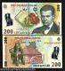 Roumanie 200 Lei P122 2007 Polymer Livre Fleur Unc Monnaie Bill Banque Note