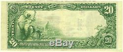 Série 1902 Monnaie Nationale La Première Banque Nationale Du Nouveau Paris Ohio 20 $ Unc