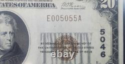 Série de 1929 Billet de Banque National de 20 $ Type 1 Verso (FR-1802) -UNC