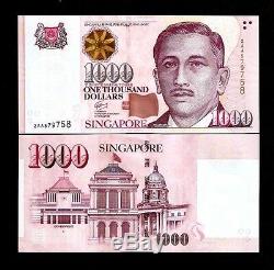 Singapour 1000 1000 Dollars P51 Étoiles Ou Unc Maison Devise Argent Nouvelle Note De La Banque