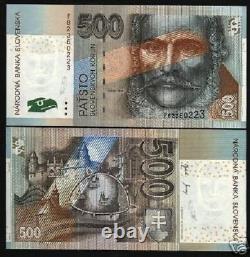 Slovaquie 500 Koruna P-31 2000 Millénaire St. Michael Euro Unc Billet de banque de monnaie