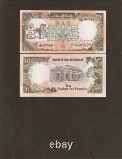 Soudan 10 Livres P-46 1991 x 100 Pcs Lot BUNDLE UNC Billet de Banque Soudanais