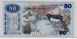 Sri Lanka 50 roupies 1979 P-87a Série Flora & Fiona classée Legacy GEM UNC 66