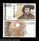 Suède 1000 Kroner P67 2005 Gustaf Vasa Threshing Unc Monnaie Facture Note