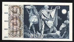 Suisse 100 Francs P-49 1967 Cheval Agneau Non Circulé Rare Devise Billet de Banque