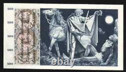 Suisse 100 Francs P-49 1967 Cheval Agneau Non Circulé Rare Devise Billet de Banque