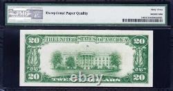 Superbe choix croustillant UNC 1928 $20 CERTIFICAT D'OR! PMG 63 EPQ! LIVRAISON GRATUITE