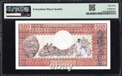 Tchad TCHAD 500 Francs P2a 1974 PMG64 Choix UNC EPQ Billet de Banque Monnaie HAUTE VALEUR