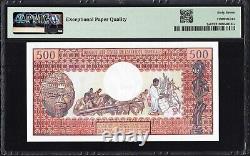Tchad TCHAD 500 Francs P2a 1974 PMG67 Superb Gem UNC EPQ Billet de banque SUPER