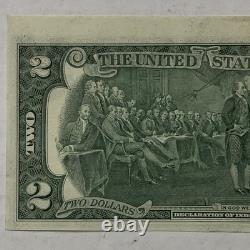 Titre : (erreur désalignée & surimpression) Billet de la Réserve fédérale de 2 $ 1976 État neuf
