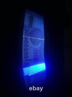 UNC 100 pièces IRAQ 10000 dinars 2002 lot de billets irakiens 1000000 dinars