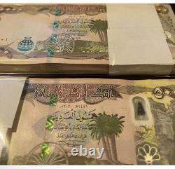 UN MILLION DE DINARS IRAKIENS 1 000 000 20x 50 000 IQD MONNAIE AUTHENTIQUE