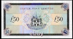 Ulster Bank Ltd Belfast 50 Livres Sterling Billets 1997 Monnaie Locale Réelle