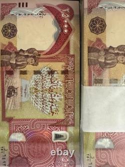 Un MILLION de Dinars irakiens - Monnaie authentique d'Irak 1 000 000 IQD 25 000 x 40 UNC