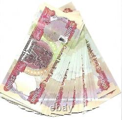 Un MILLION de Dinars irakiens - Monnaie authentique d'Irak 1 000 000 IQD 25 000 x 40 UNC