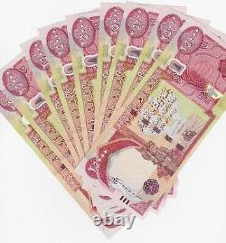 Un MILLION de Dinars irakiens - Monnaie authentique d'Irak 1 000 000 IQD 25 000 x 40 UNC
