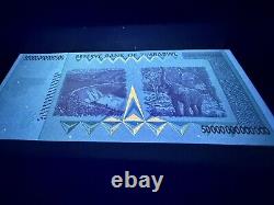 Un demi-lot de 50 X 2008 50 TRILLIONS DE DOLLARS ZIMBABWE, AA P-90 UNC